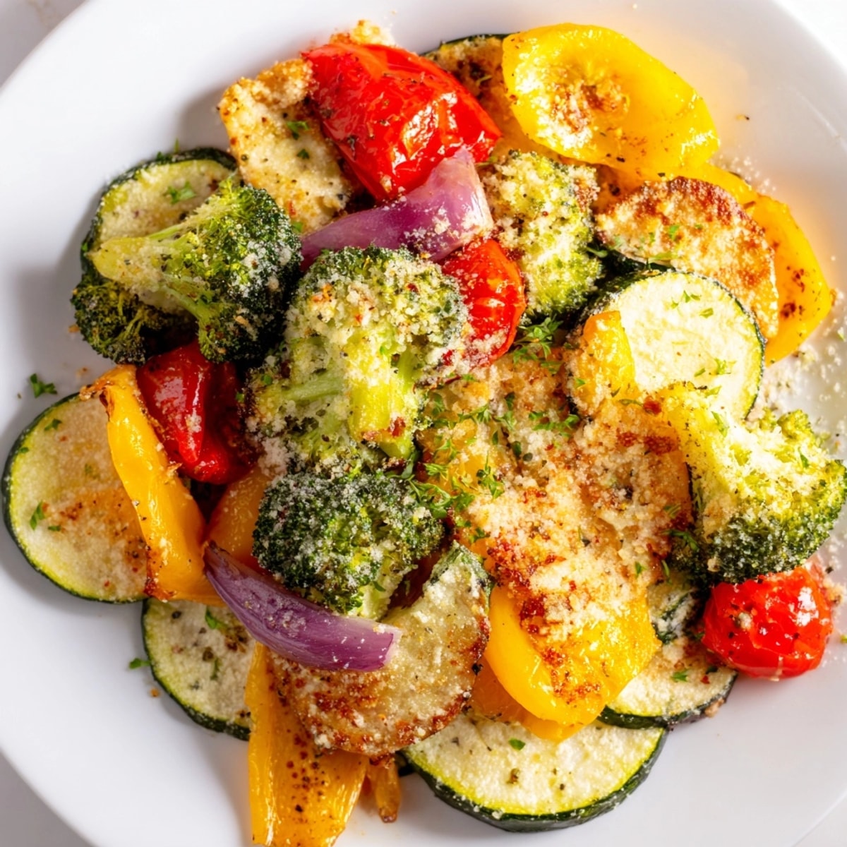 Roasted Garlic Parmesan Veggies recipe: Imagine warm, flavorful, and healthy side dish perfection.