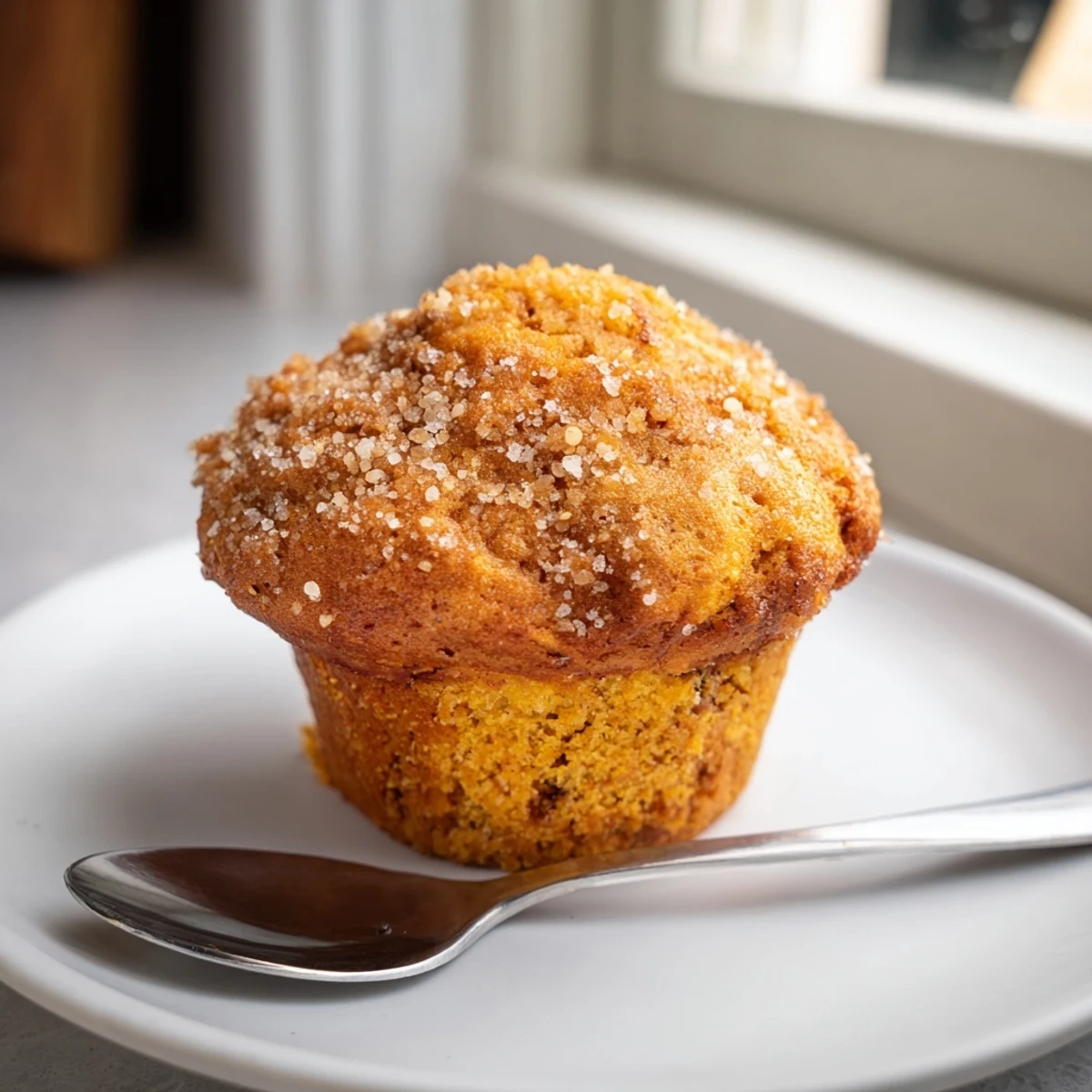 Moist Sweet Tea Pumpkin Pie Muffins, perfect for festive fall breakfasts or snacks.  