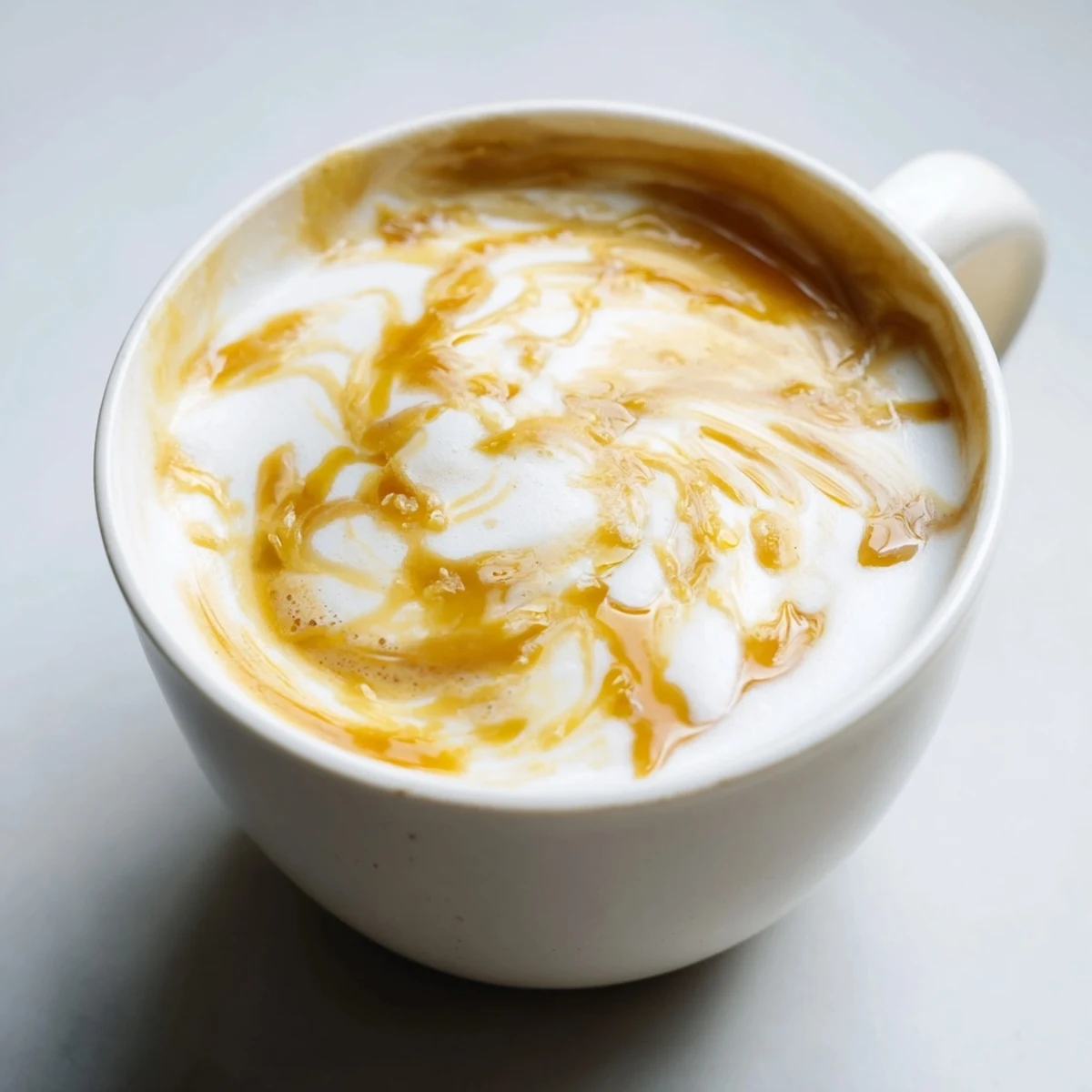 Bold onion latte served in a warm cup, perfect for adventurous coffee lovers.  