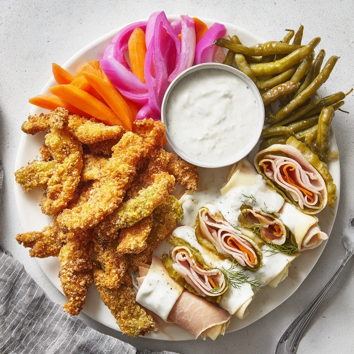 Delicious pickled-wrapped bites and fried pickles make this Pickle Lovers Meal irresistible.  