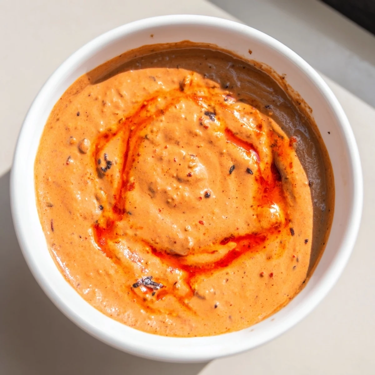 Creamy Spicy Black Bean Dip, smooth and ready to serve with crispy tortilla chips, perfect snack.