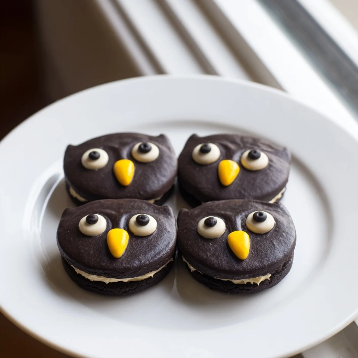 A charming Hoot Hoot Owl Treat Tray, featuring adorable owl desserts and colorful fruit skewers.