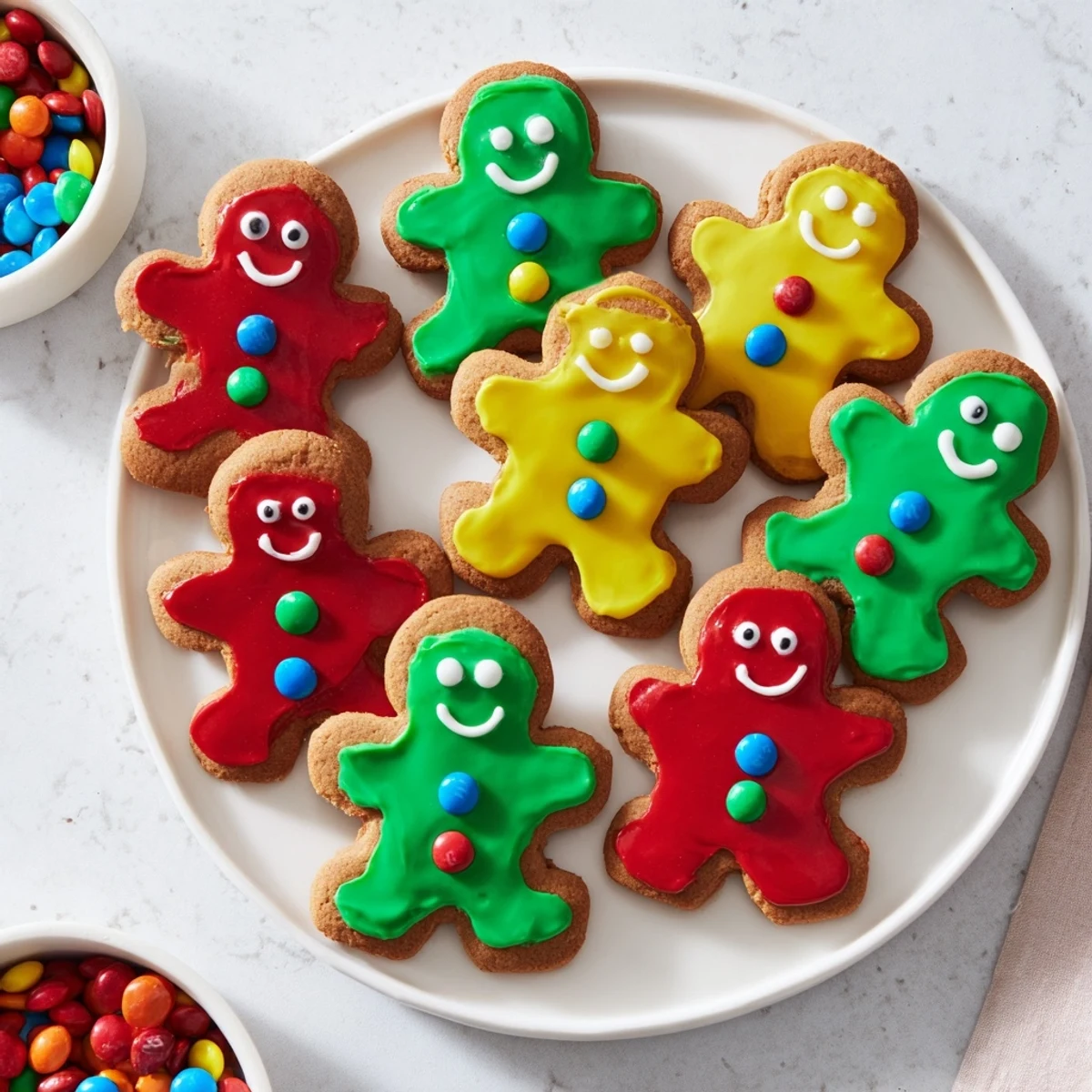 This delightful DIY Gingerbread People decorating board photo reveals a fun holiday baking activity with sweet treats.
