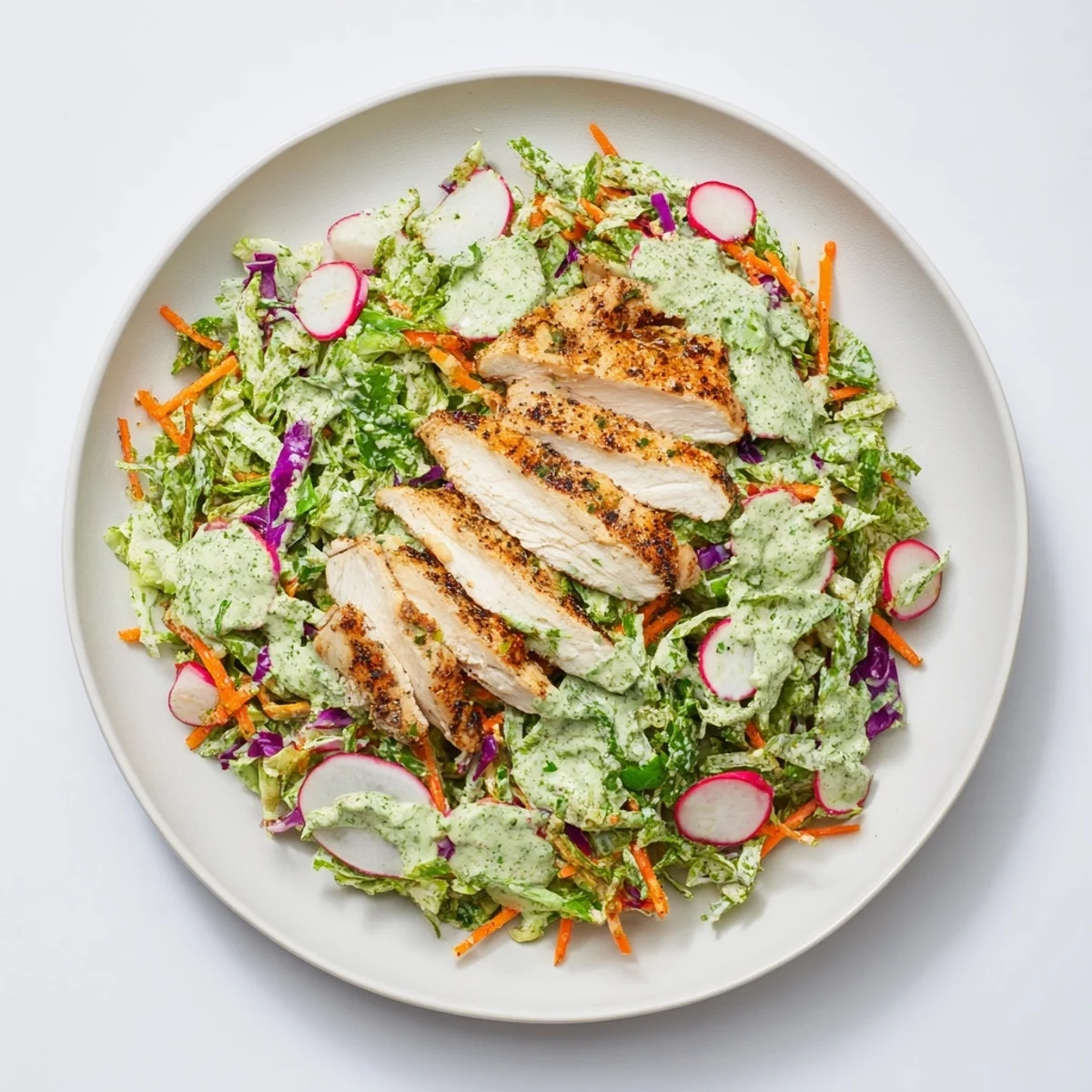 Green Goddess Cabbage Slaw