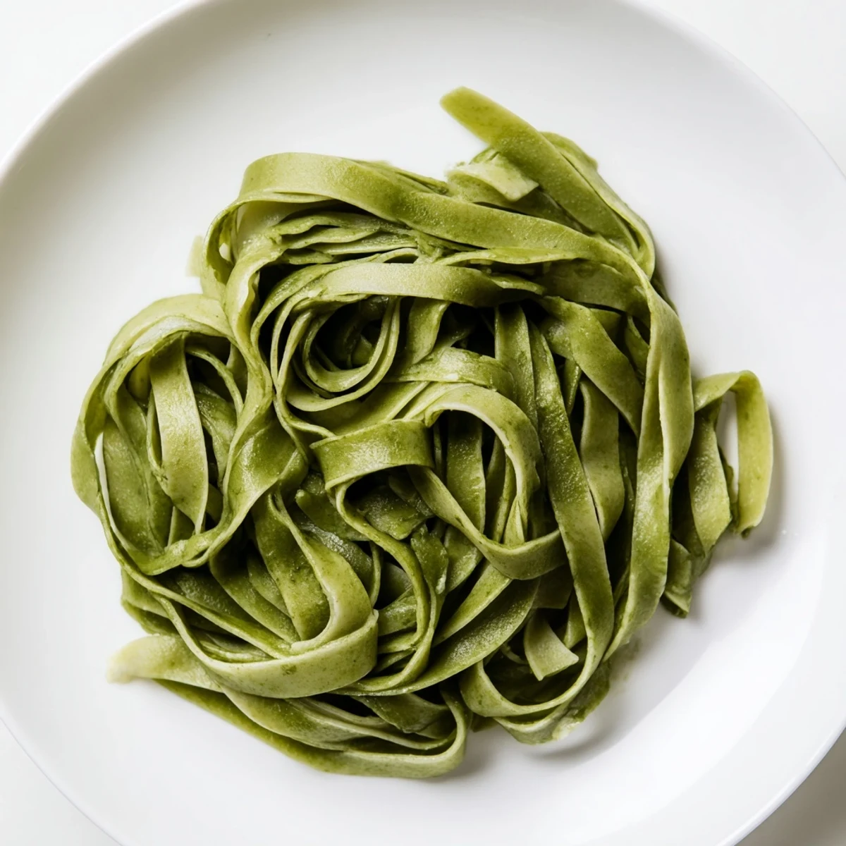 Vibrant green spinach pasta dough, ready to be rolled into delicious shapes, homemade with love.