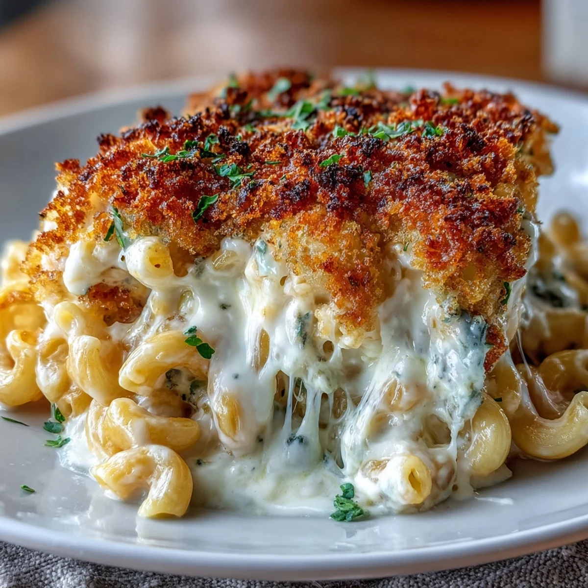 Four-Cheese Mac & Cheese Bake