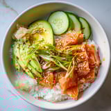 Leftover Salmon Rice Bowl