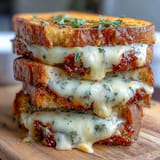 A smoky, satisfying Spicy Chipotle Grilled Cheese sandwich, perfectly grilled for lunch.