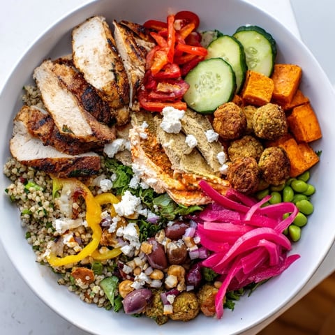 A colorful selection of Interactive Plated Meals, perfect for custom bowl creations.  