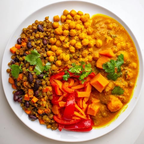 Vibrant Indian chickpea curry simmering in a skillet, garnished with fresh cilantro.  