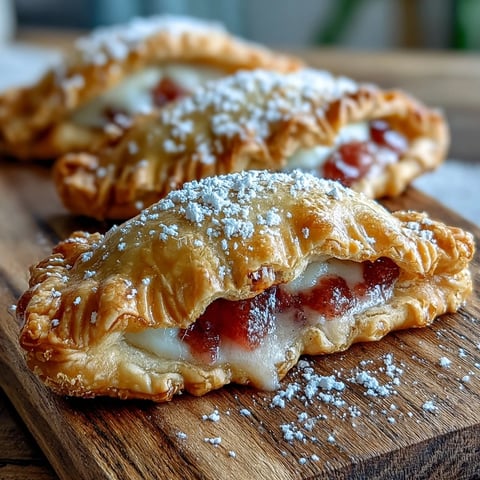 Golden Guava and Cheese Empanadas fresh from the air fryer with a flaky, crisp crust.