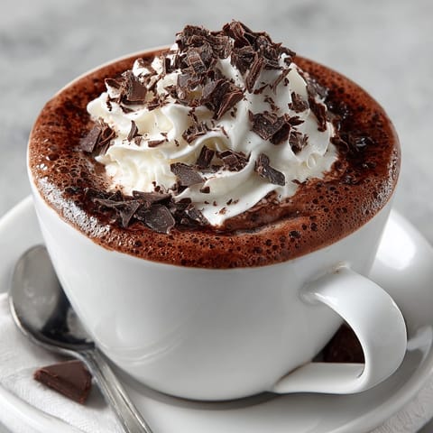 Homemade Black Velvet Hot Chocolate recipe, rich, dark, and ready to sip.