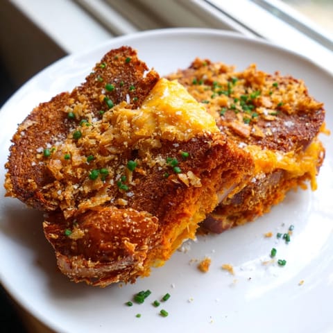 Cheddar Pretzel French Toast