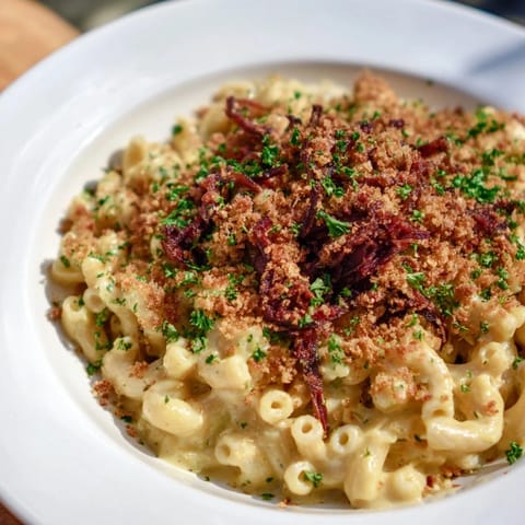 Barbecue Pulled Pork Mac Cheese