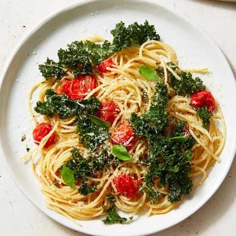 One-Pot Spaghetti with Kale