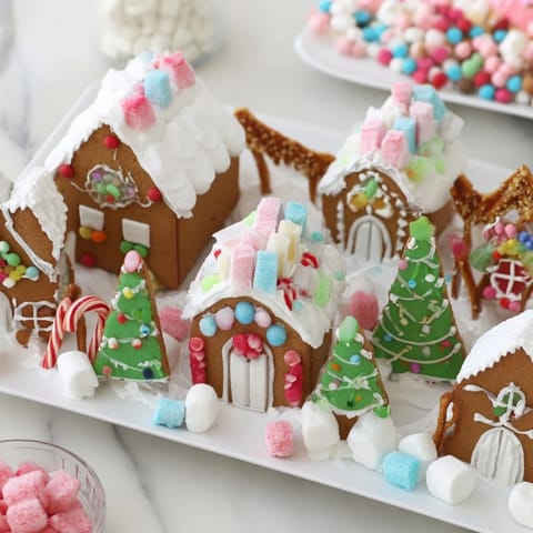 Sweet Gingerbread Village Spread