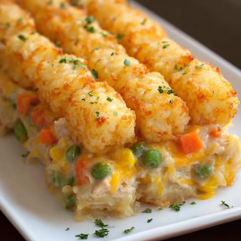 Crispy Tater Tot Casserole