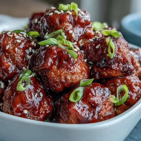 Deliciously glazed easy sweet and sour crock pot meatballs ready to serve, a crowd-pleaser.
