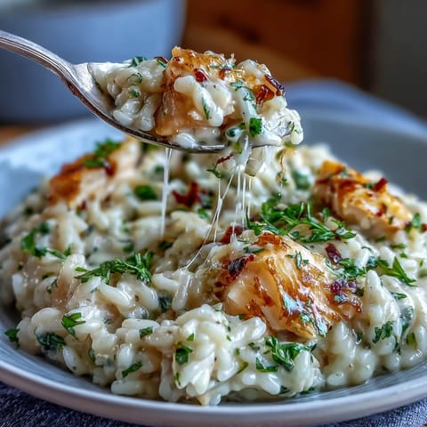 A creamy bowl of Smoked Haddock Risotto garnished with fresh parsley and lemon zest, served as a comforting dinner.