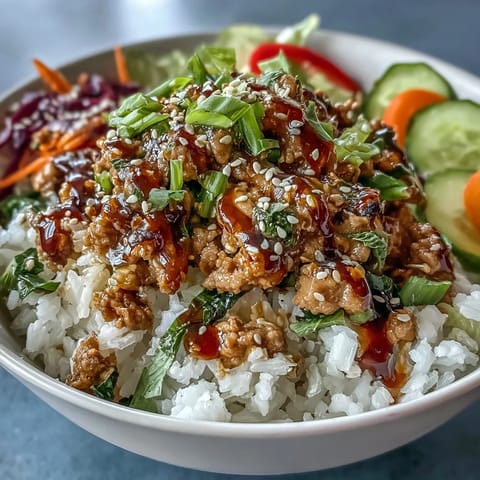 Spicy Bang Bang Turkey Rice Bowls