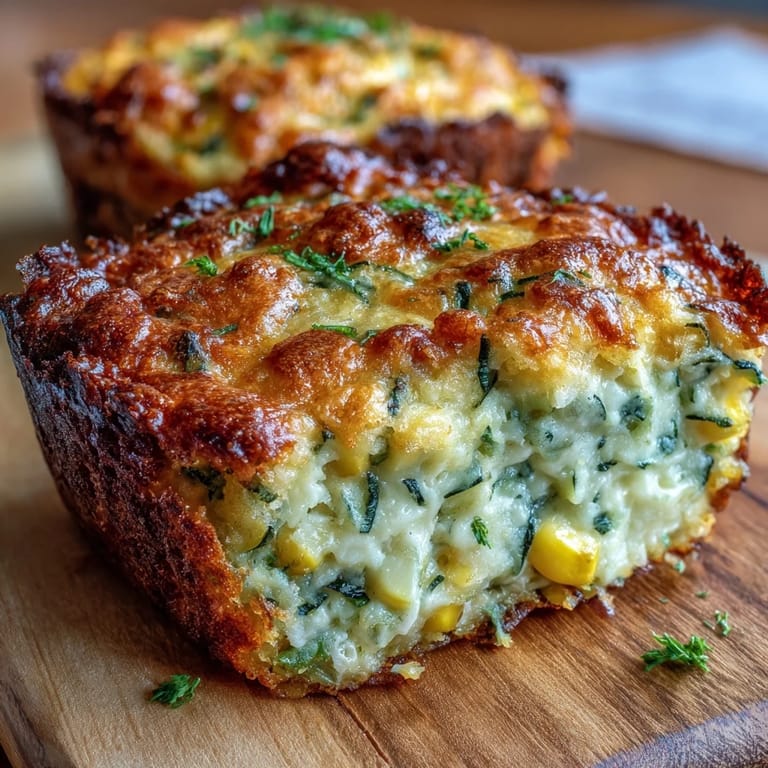 Freshly baked Zucchini Corn Cheddar Bites, a delightful cheesy snack.