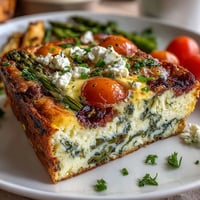 Sheet Pan Easter Frittata with Spring Vegetables and Herbs, golden and fluffy, baked to perfection for a festive brunch centerpiece.