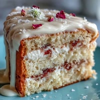 Beautiful pink Rosé Velvet Cake with elegant gold drip, ready for a party.